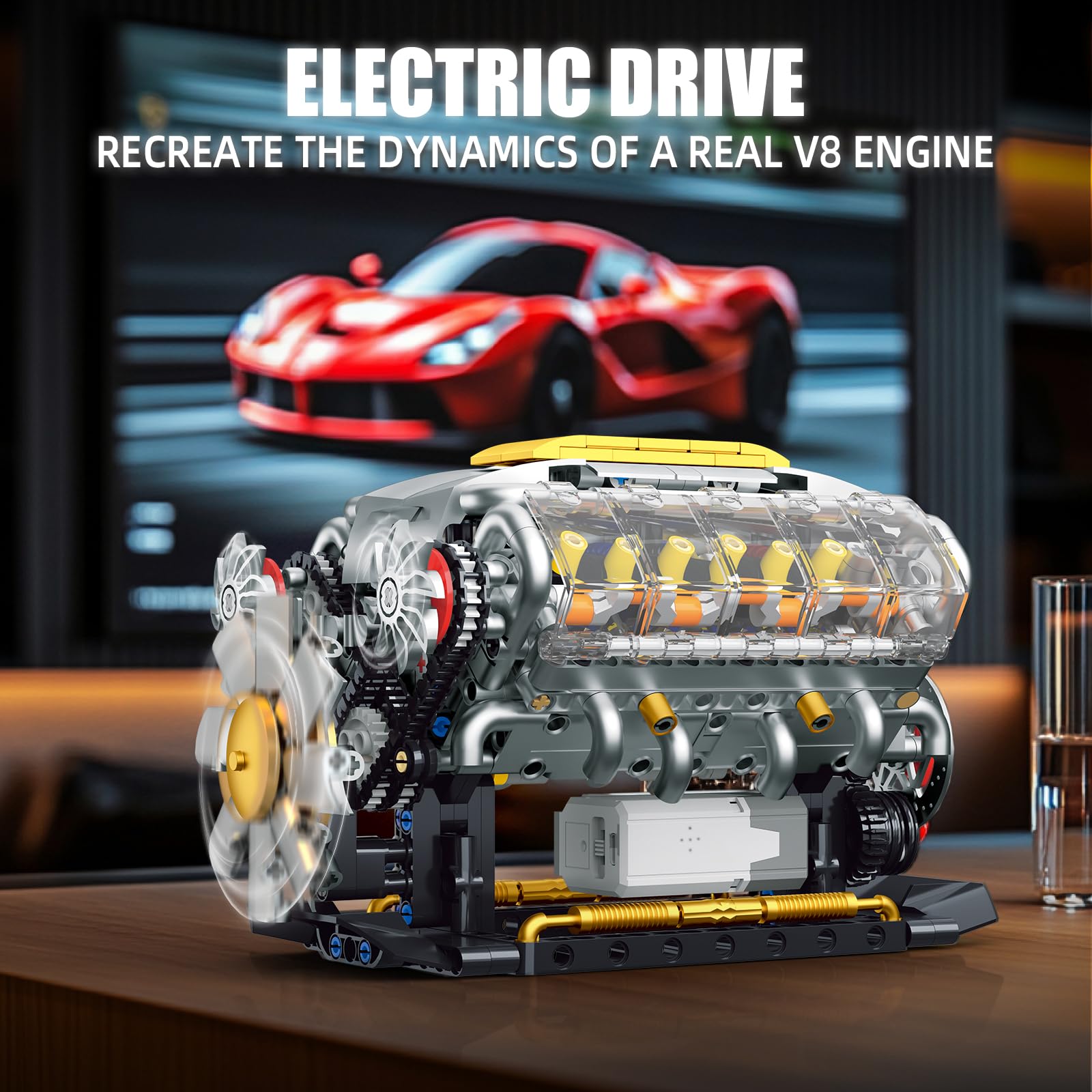 V8 Car Engine Building Kit 🔥Hot Sale - 49% off 🔥