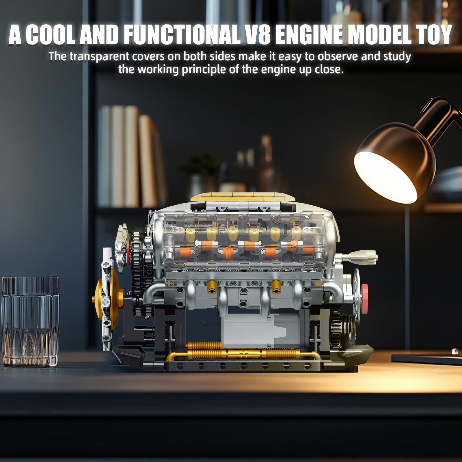 V8 Car Engine Building Kit 🔥Hot Sale - 49% off 🔥